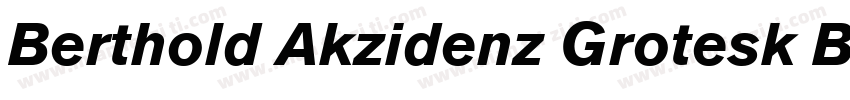 Berthold Akzidenz Grotesk BE Li字体转换